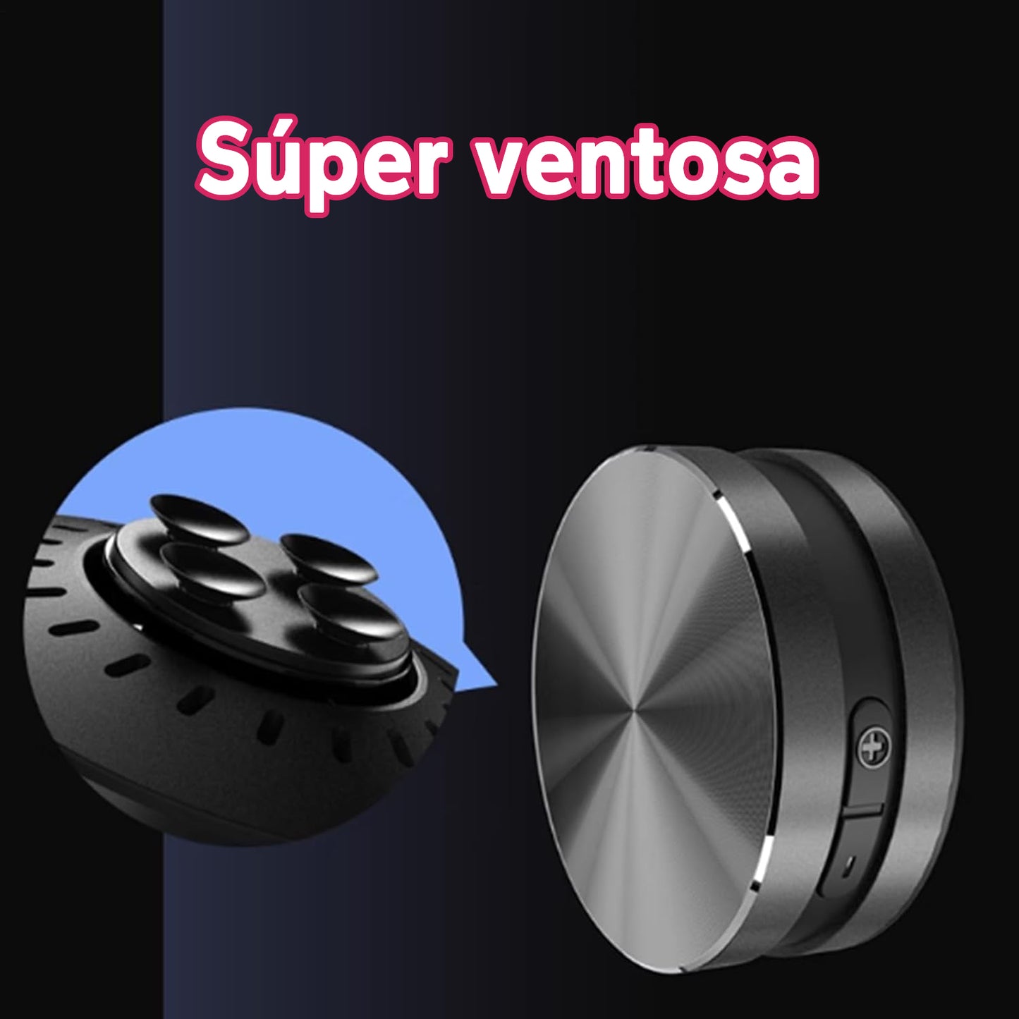 Altavoz inalámbrico de conducción ósea, reproductor de audio con ventosa de resonancia