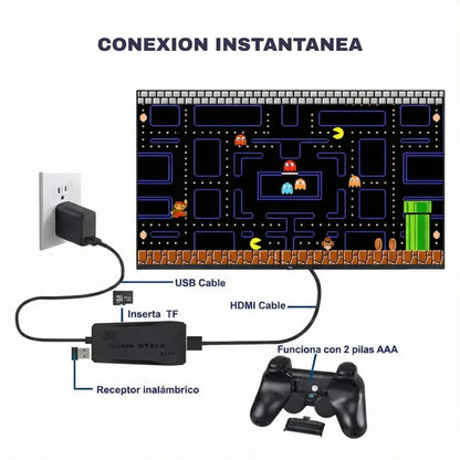 Mini Consola Retro Plug & Play con Juegos Clásicos