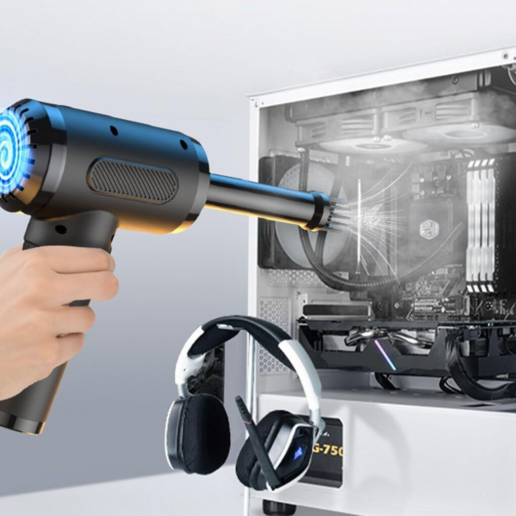 Aspirador inalámbrico todo en uno para aspirar, soplar e inflar para el hogar y el automóvil